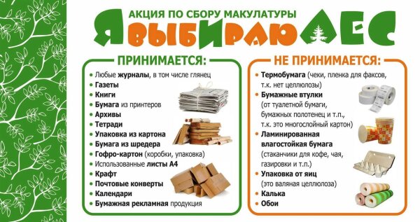 Конкурс по сбору макулатуры