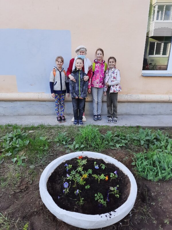 Посадка цветов